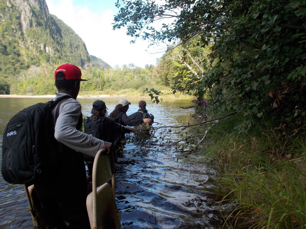 Des étudiants du camp CIRSA